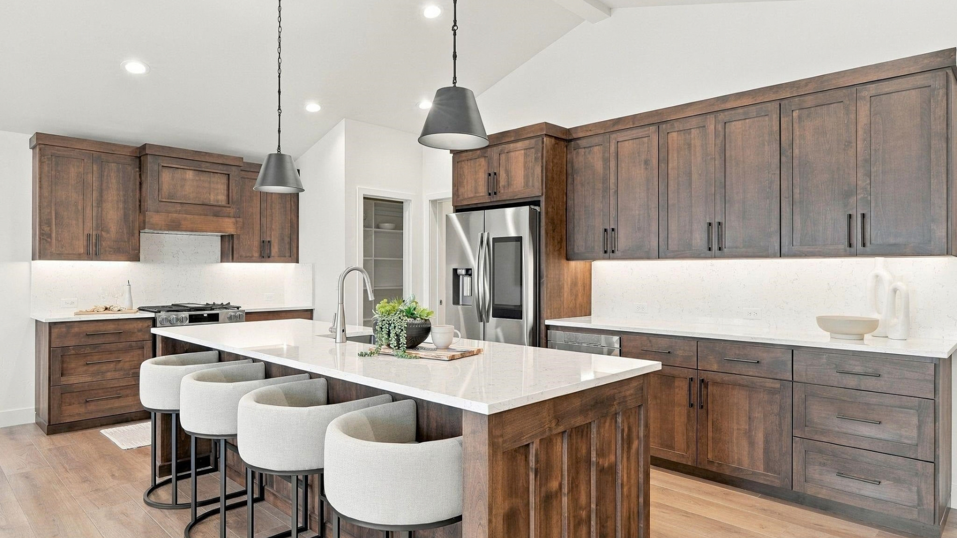 Kitchen — Island & Touchscreen Refrigerator