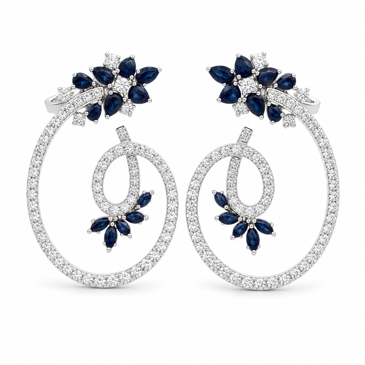 Sapphire/Diamond Swirl