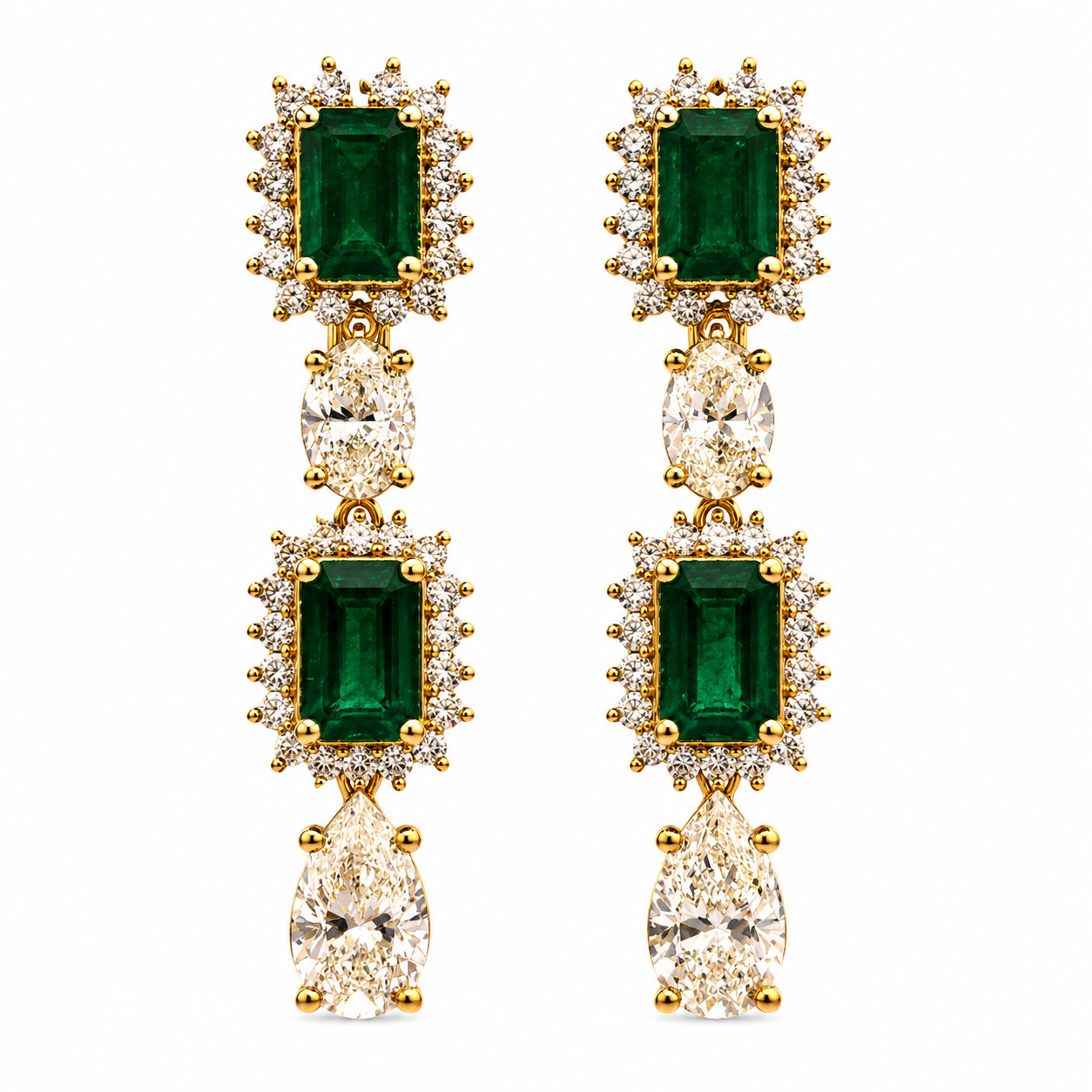 Chain of Emeralds and Diamonds
