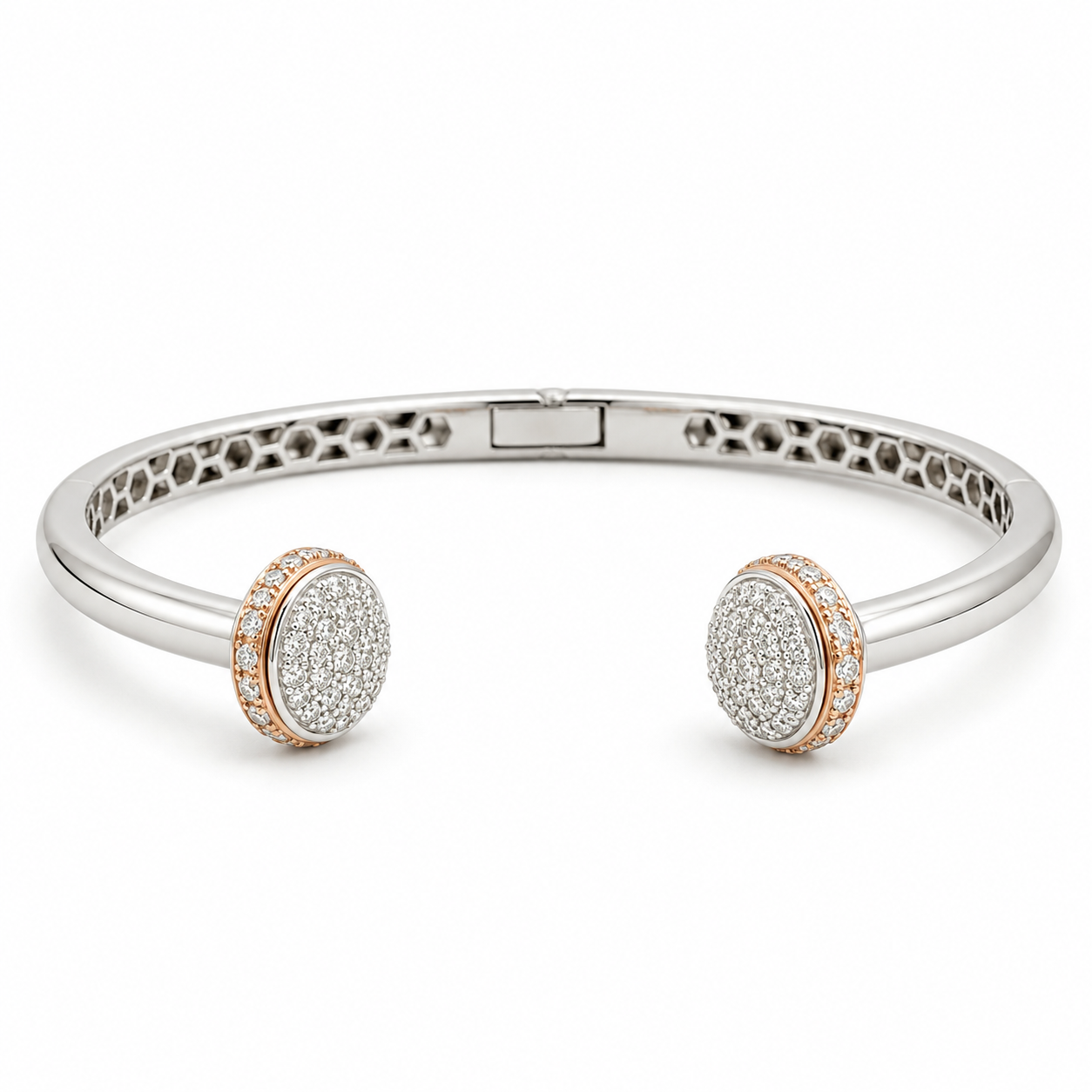 Diamond Hug White Cuff