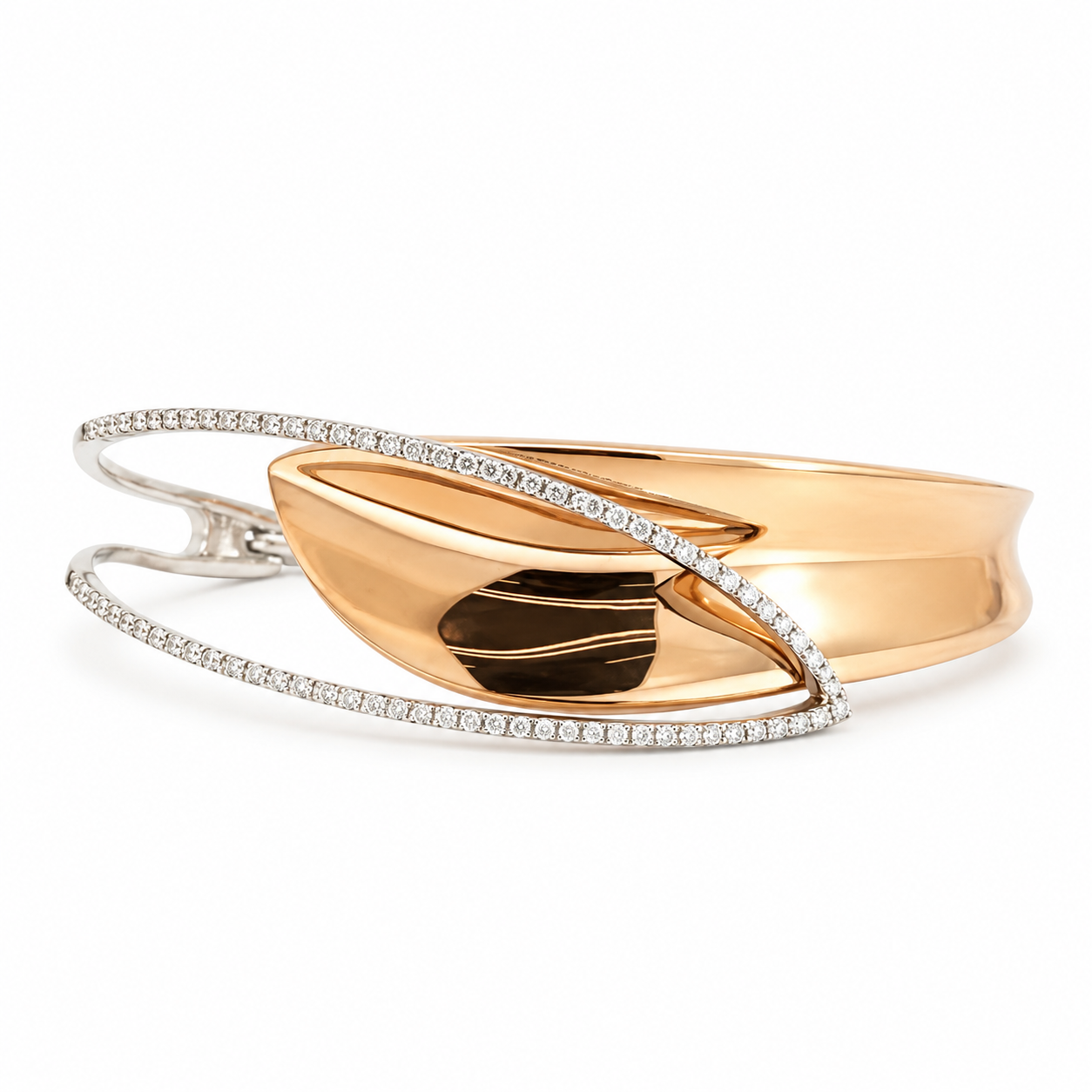 Diamond Leaf Bracelet