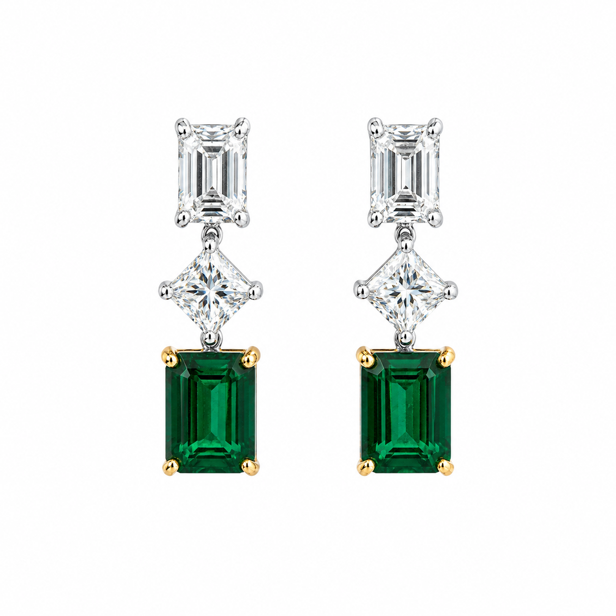 Emerald Lover with Emerald-Cut Drop