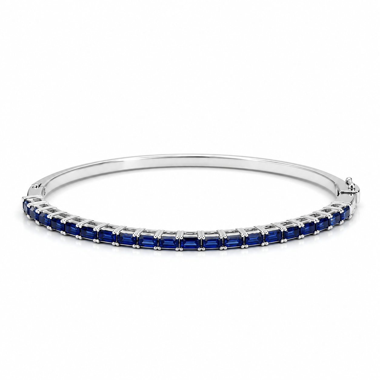Sapphire Baguette Bangle