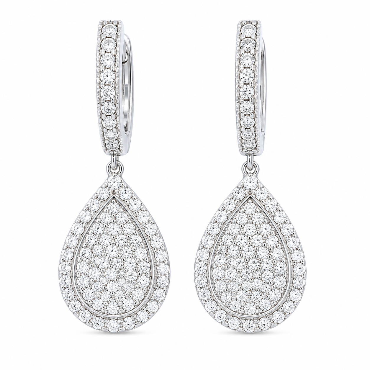 Dangling Diamond Teardrop