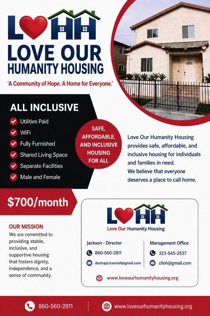 Love Our Humanity Housing logo