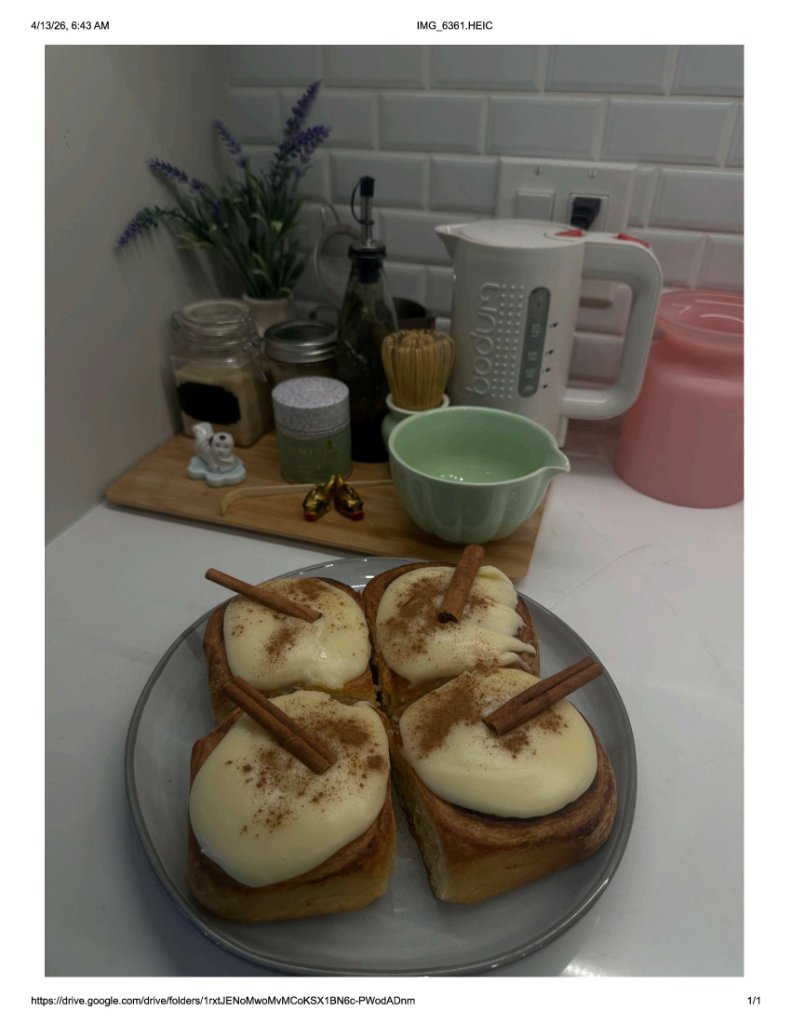 Cinnamon rolls