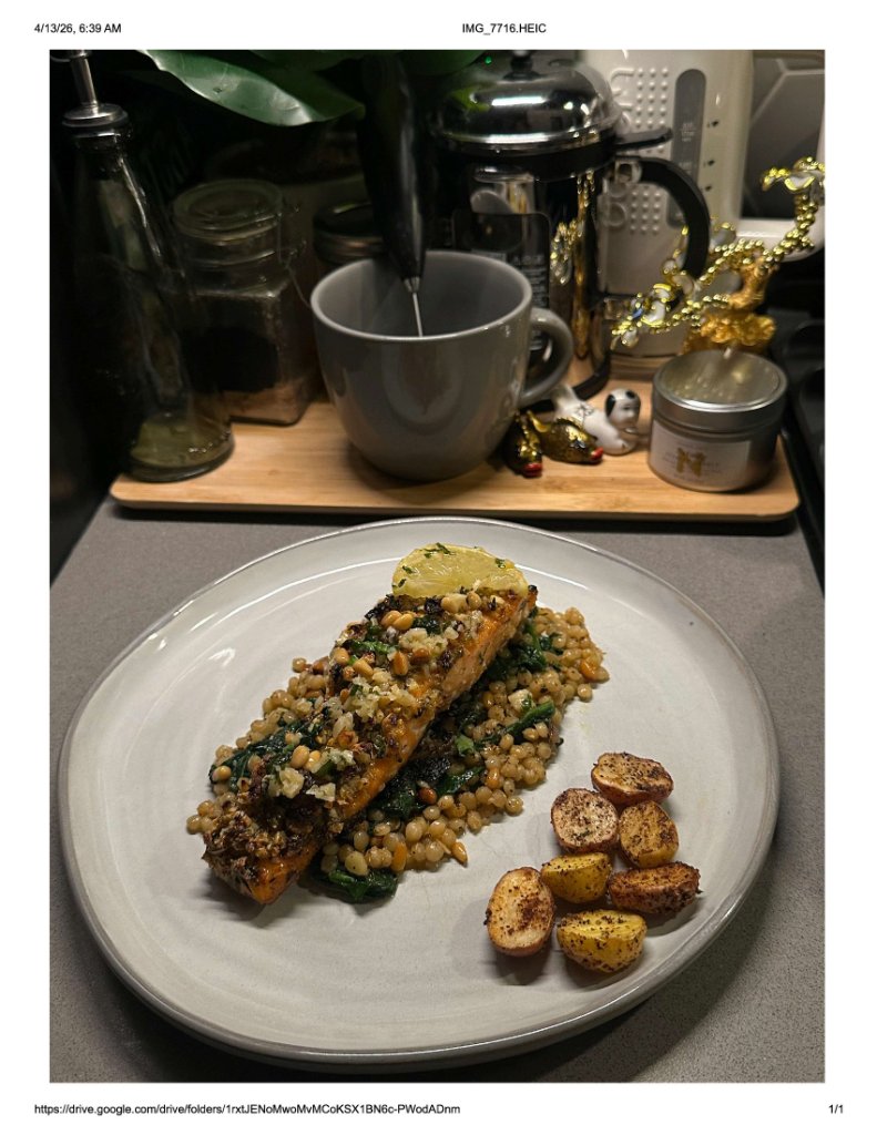 Salmon dish