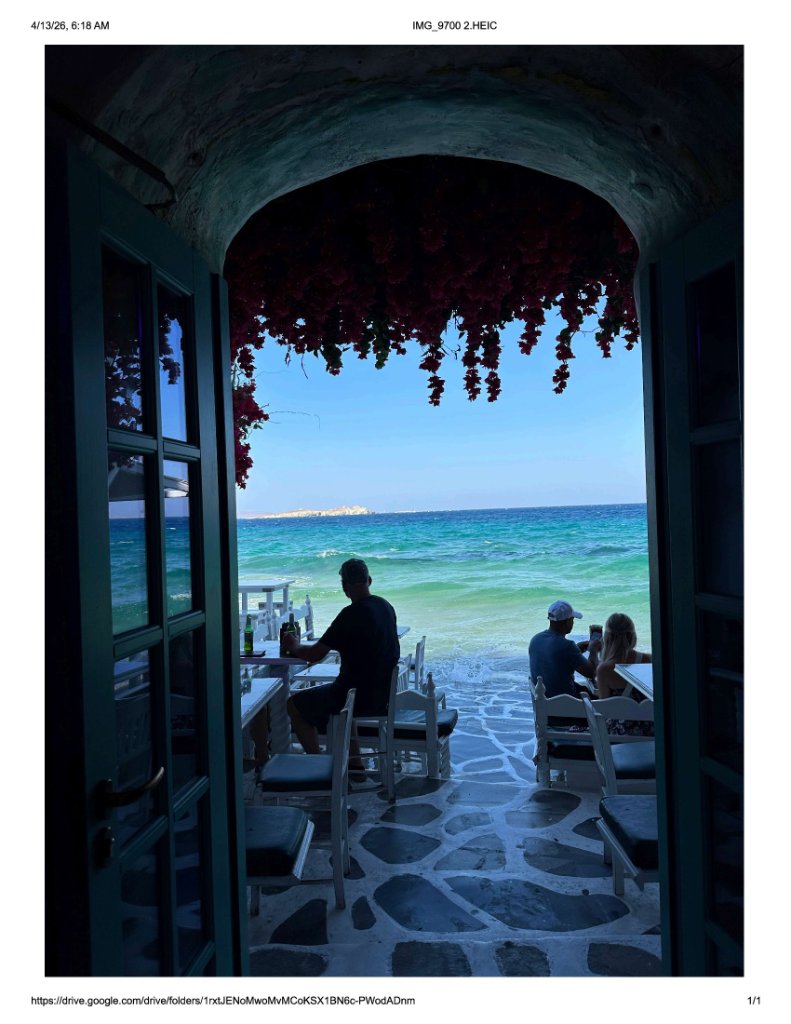 Mykonos restaurant