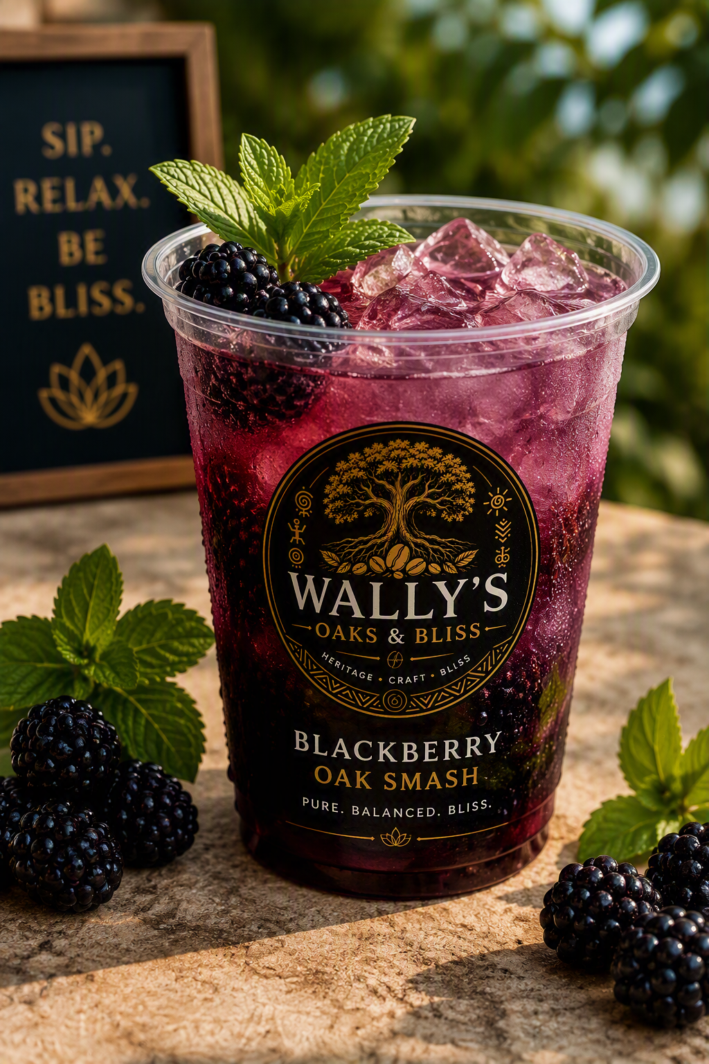 Blackberry Oak Smash