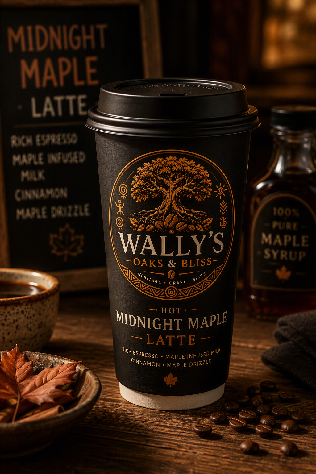 Midnight Maple Latte