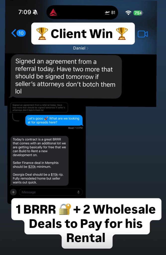 1 BRRR + 2 Wholesale Deals