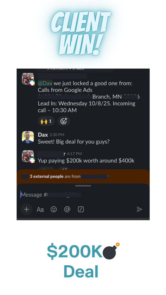 $200K Deal from Google Ads Lead
