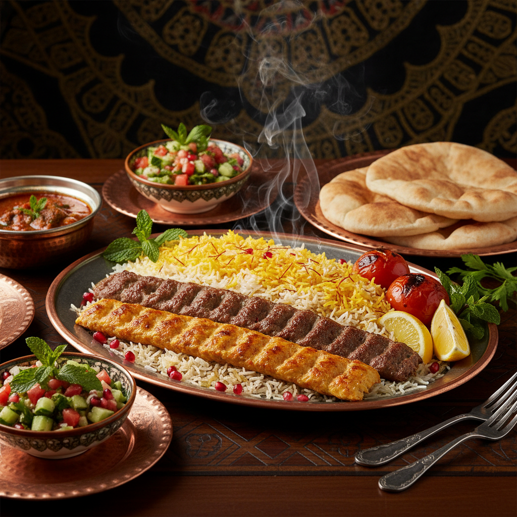 Beef & Chicken Koobideh Combo