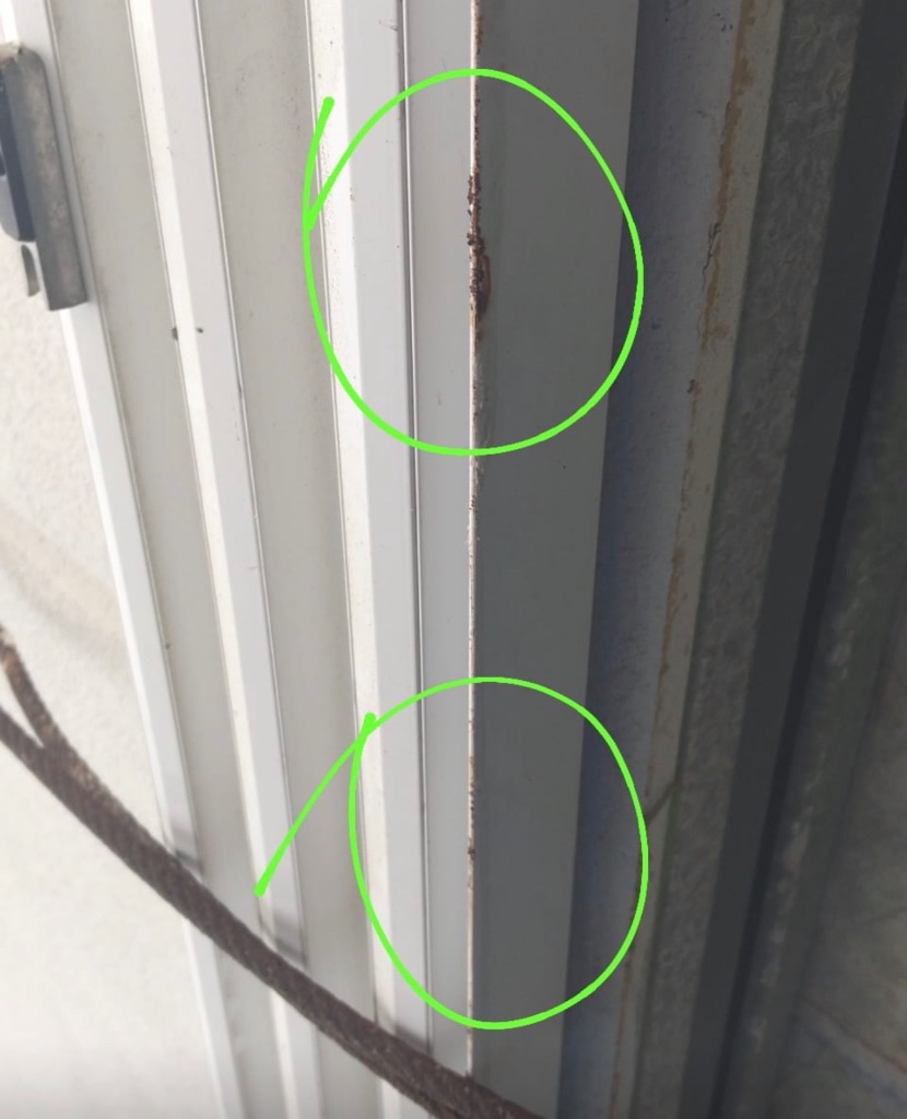 Trabajos de PYMASA en canastilla junto a cancelería instalada