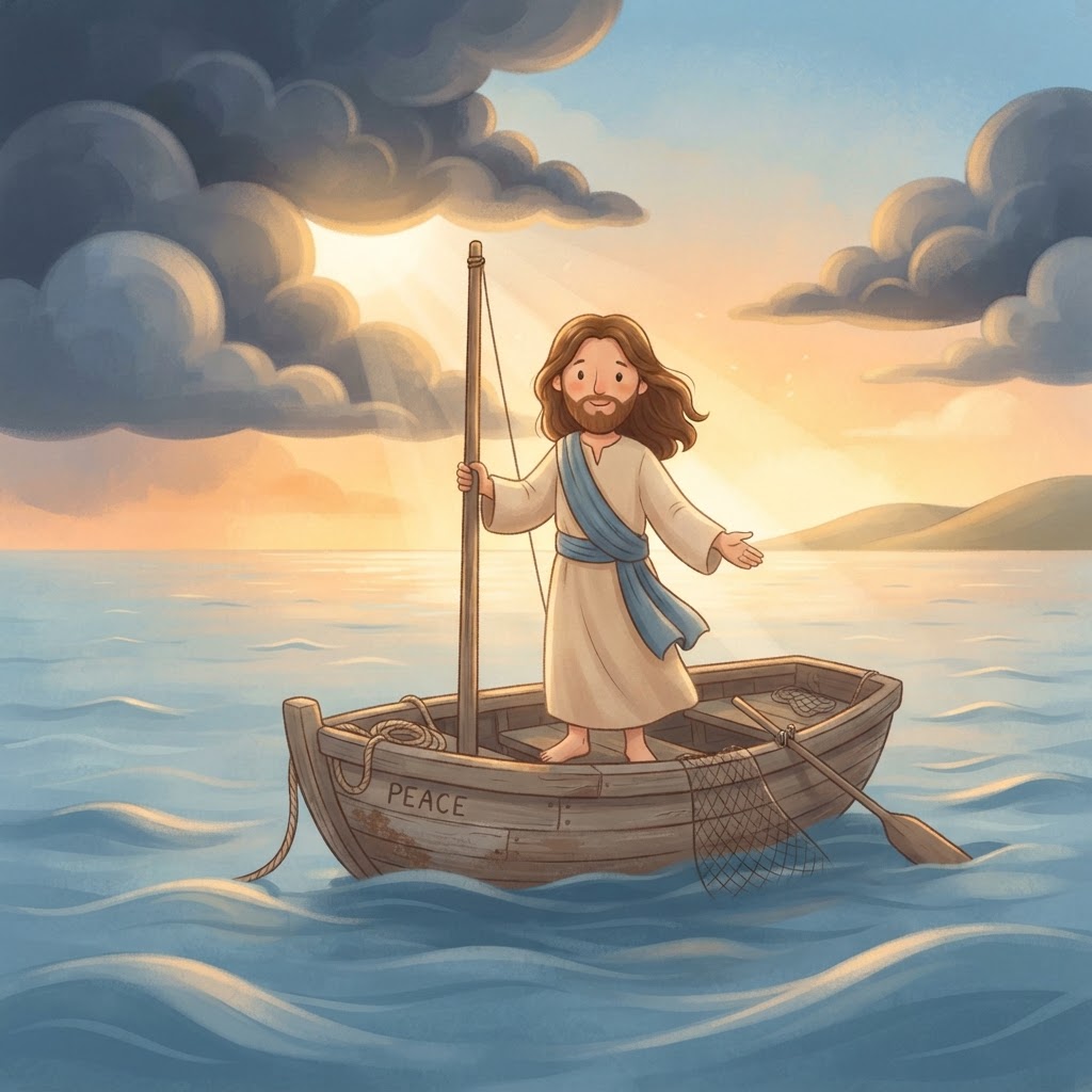 Jesus Acalma a Tempestade