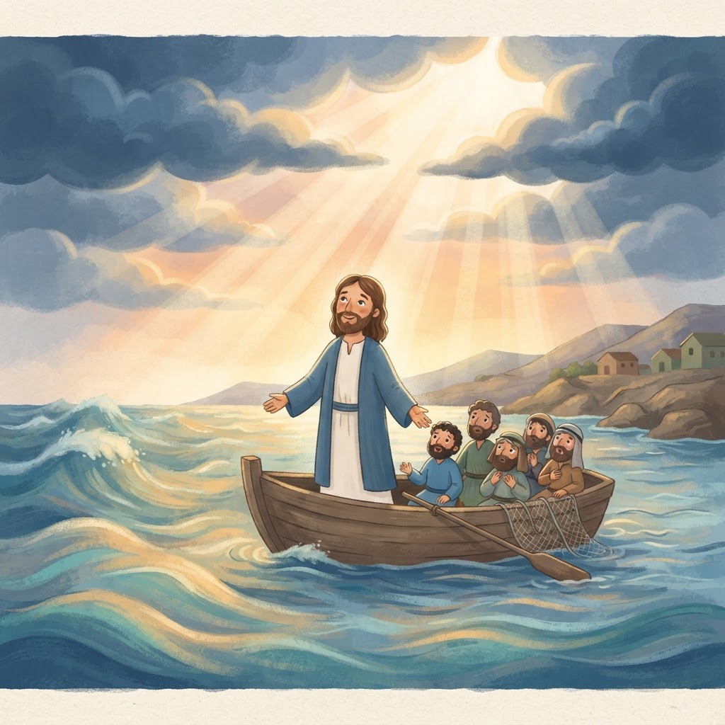 Jesus Acalma a Tempestade