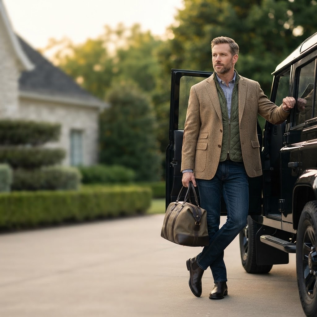 County collection - tweed and denim in the countryside