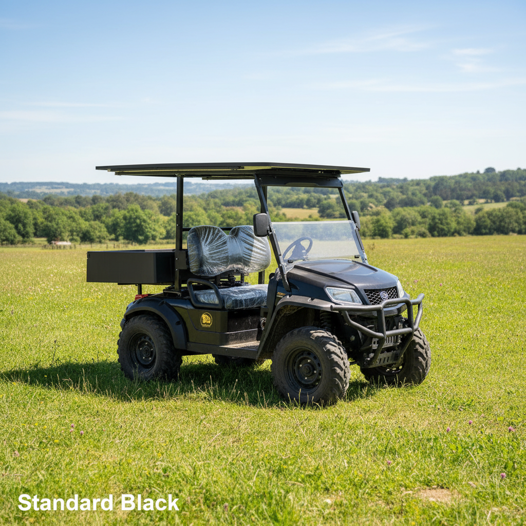 Bushbabe EV Standard Black - Vineyard farm buggy