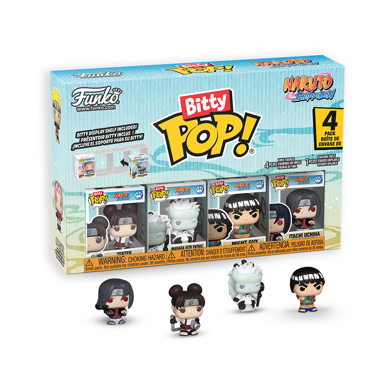 Funko Bitty Pop! - Naruto: Naruto 4-Pack Series 3