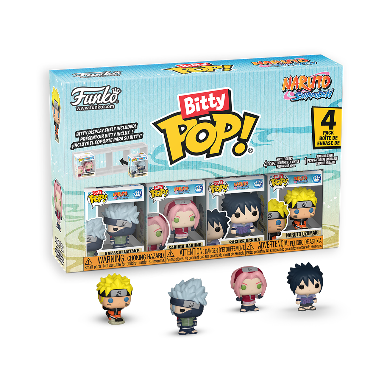Funko Bitty Pop! - Naruto: Naruto 4-Pack Series 1