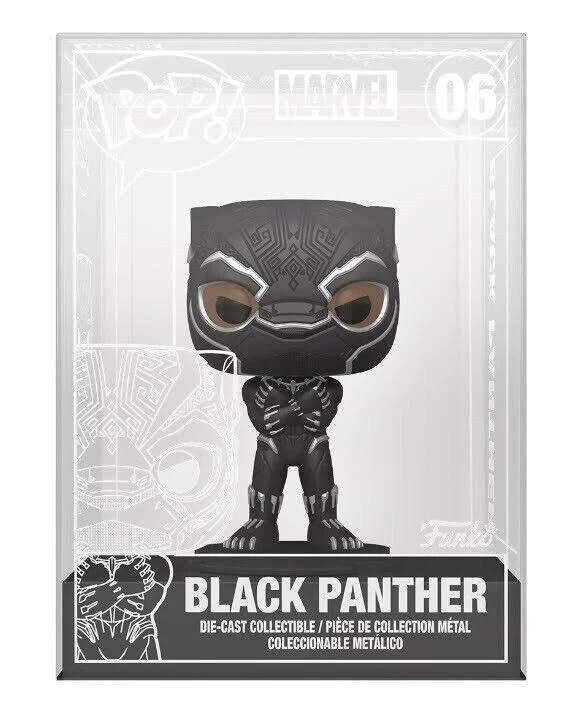 Funko Black Panther Die-Cast Funko Pop Marvel Exclusive Chase