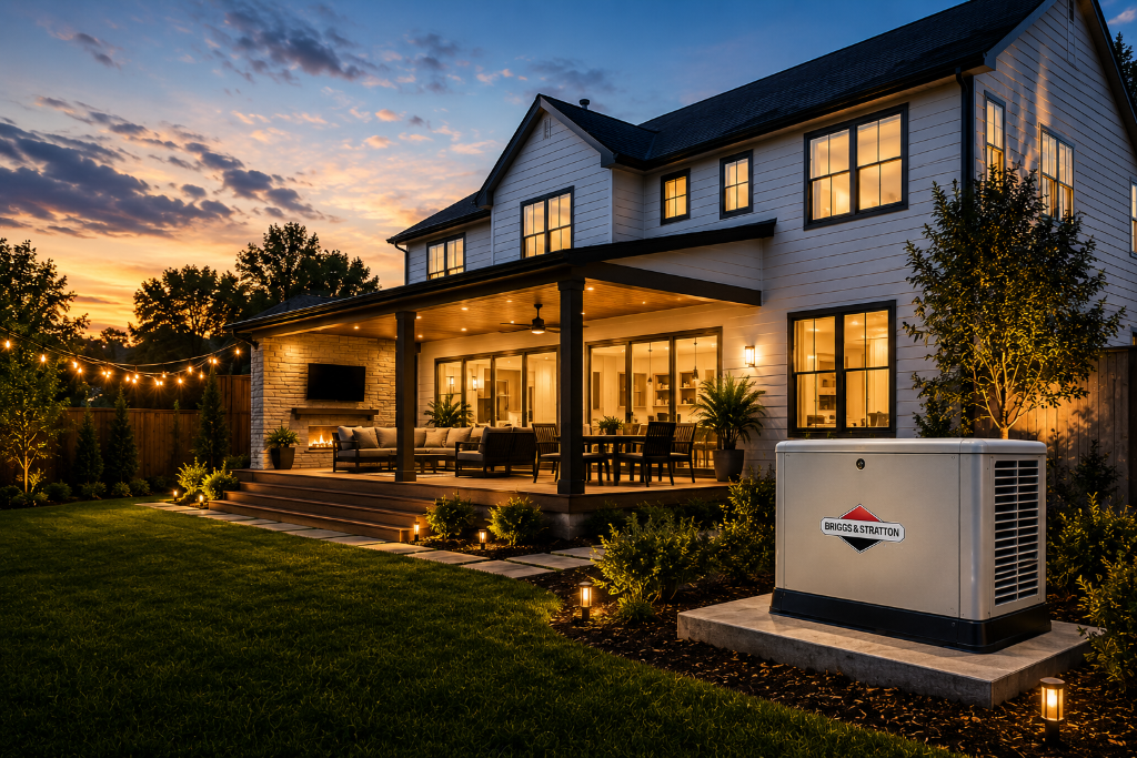 Backup generator installation residential electrical services