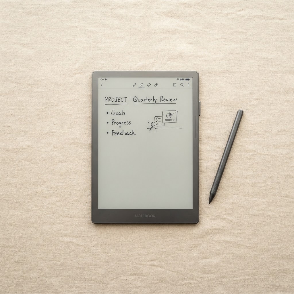 E-Ink Writing Tablets (e.g., reMarkable)
