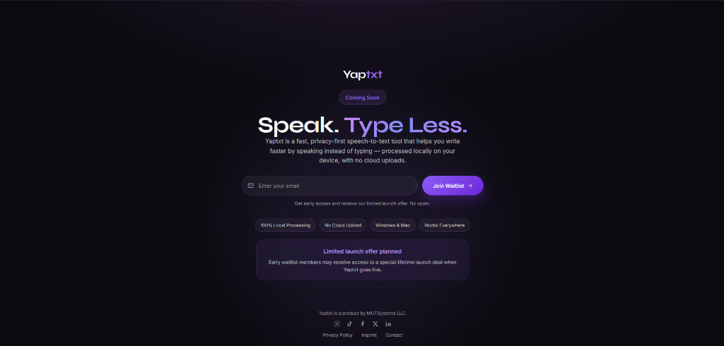 Yaptxt