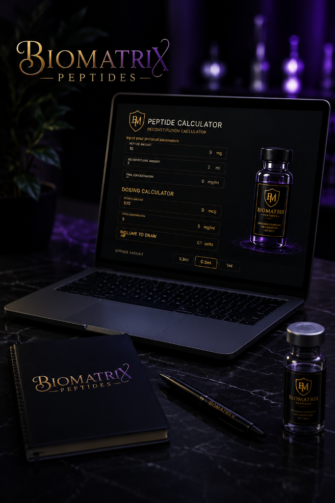 Using the Biomatrix Peptide Calculator