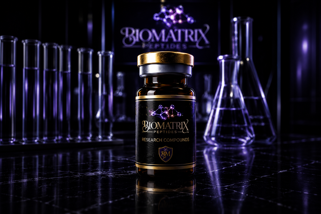 Biomatrix Peptides Research Compounds vial