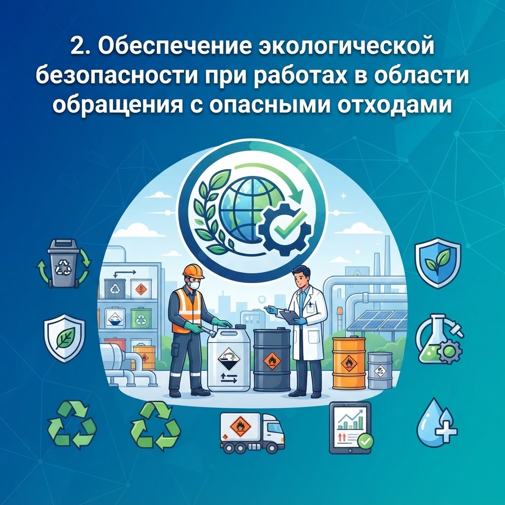 2. Обеспечение экологической безопасности при работах в области обращения с опасными отходами
