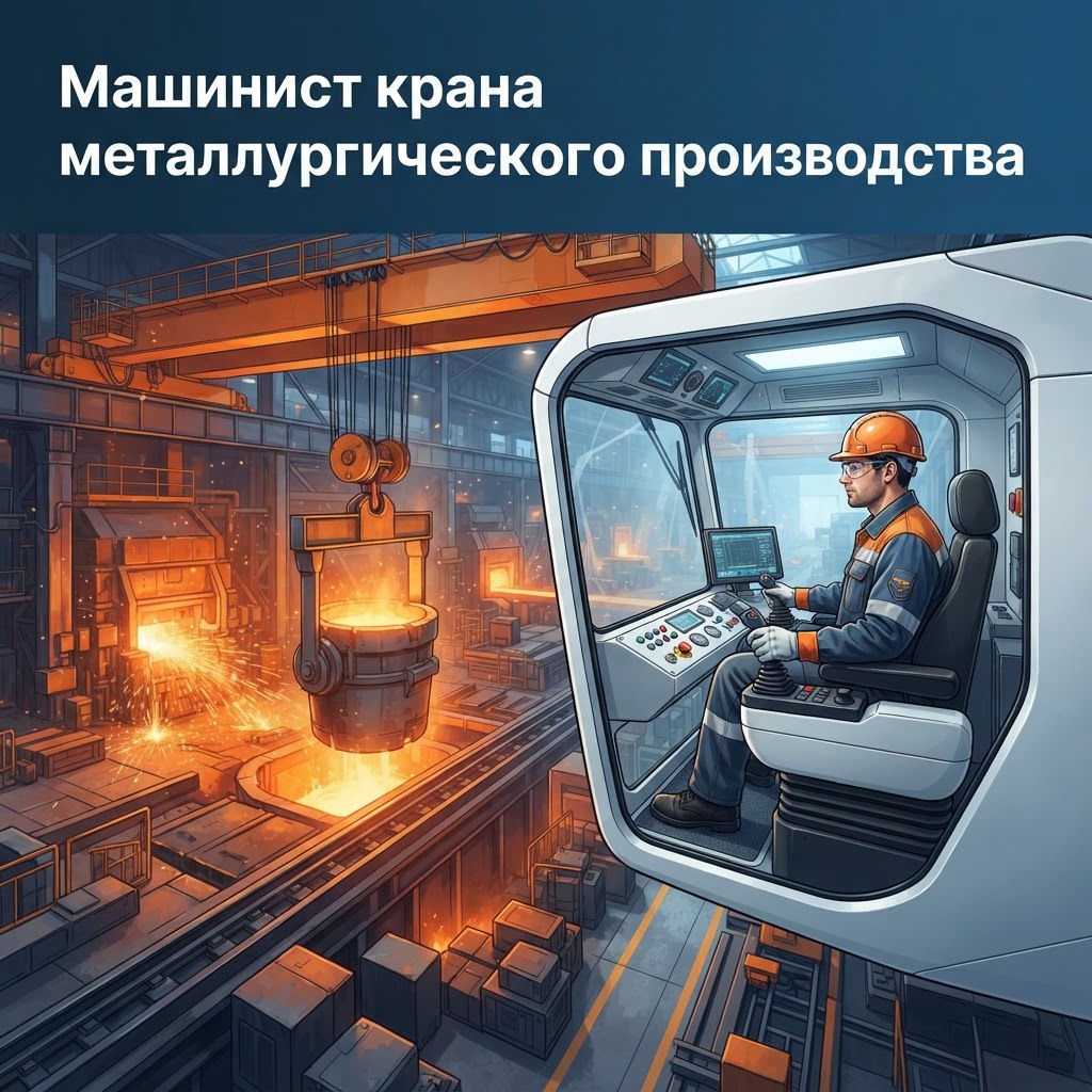 Машинист крана металлургического производства