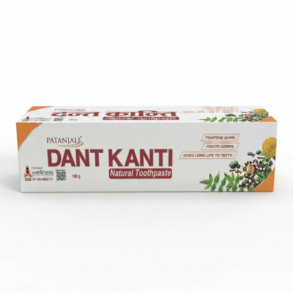 PATANJALI DANT KANTI NATURAL TOOTH PASTE 200G 2
