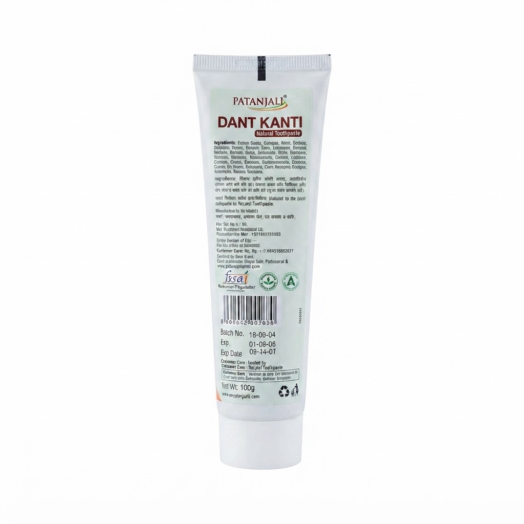 PATANJALI REGULAR TOOTH PASTE 100G 3