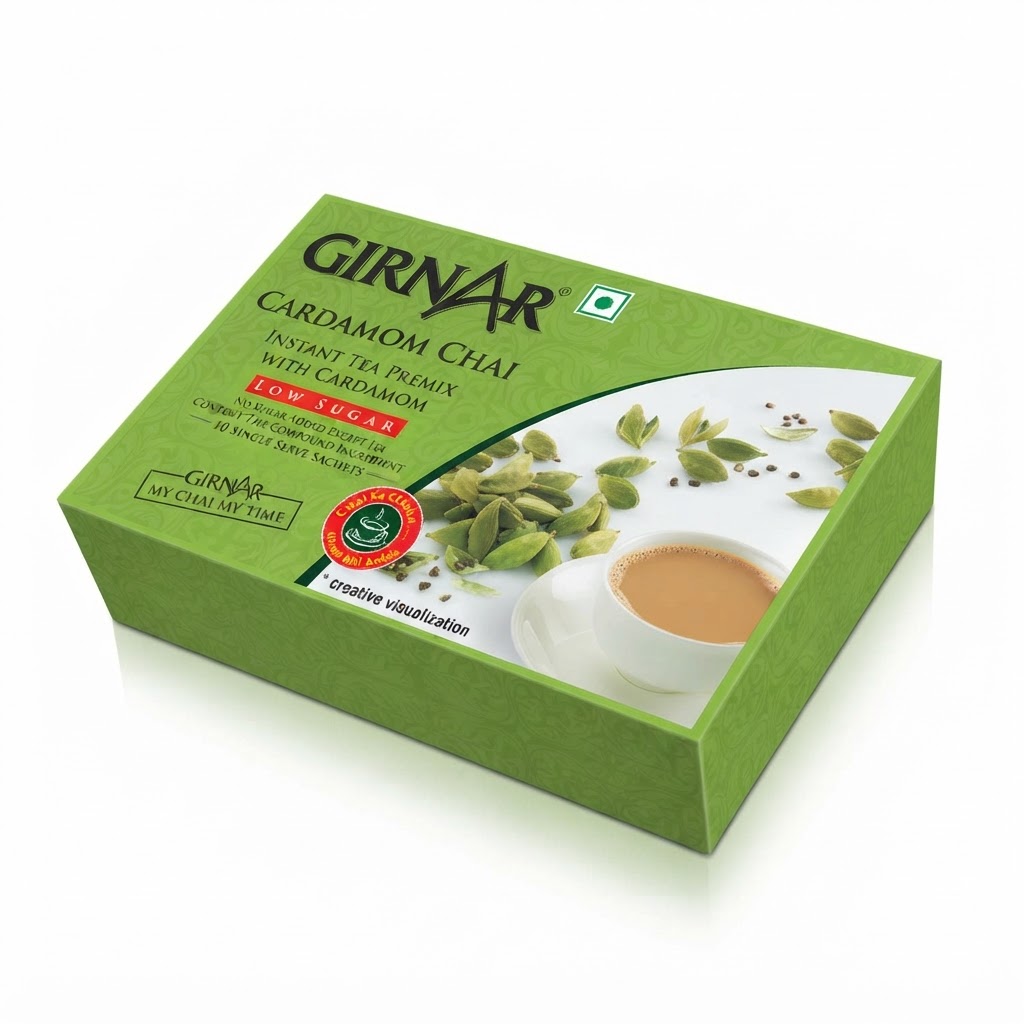 GIRNAR CARD.CHAI LOW SUGAR 10 SACH 2