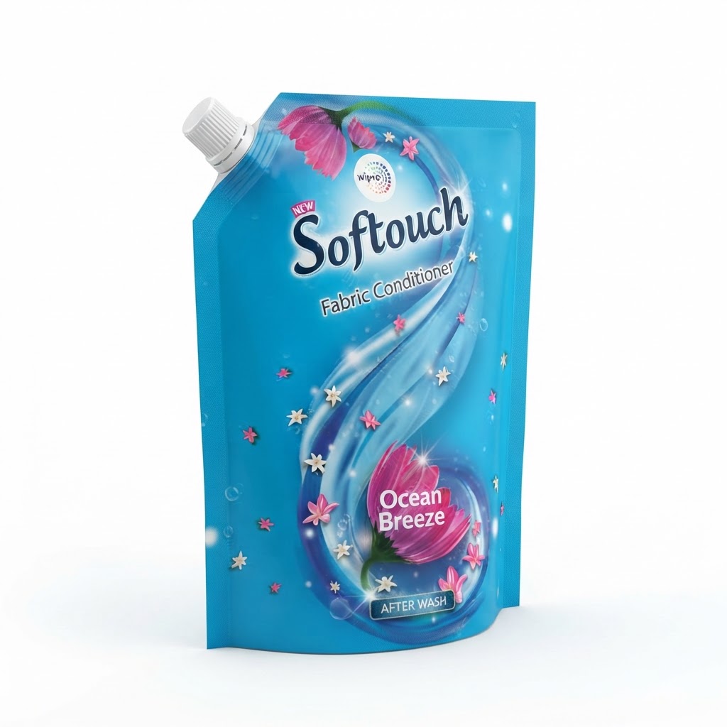 SOFTOUCH FABRIC CONDITIONER OCEAN BREEZE (BLUE) 2L 2