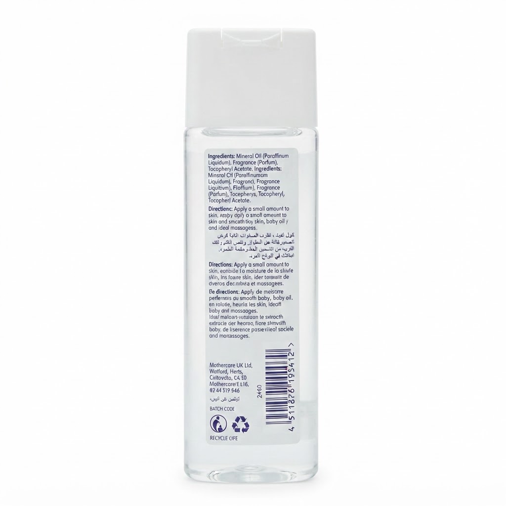 MOTHERCARE BABY OIL 300ML 3