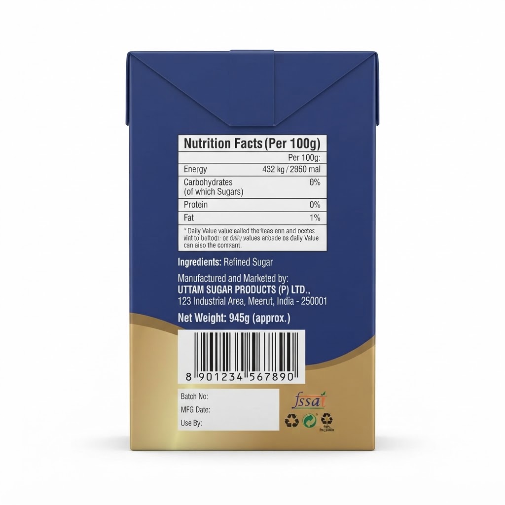 UTTAM SUGAR CUBES 500G 3