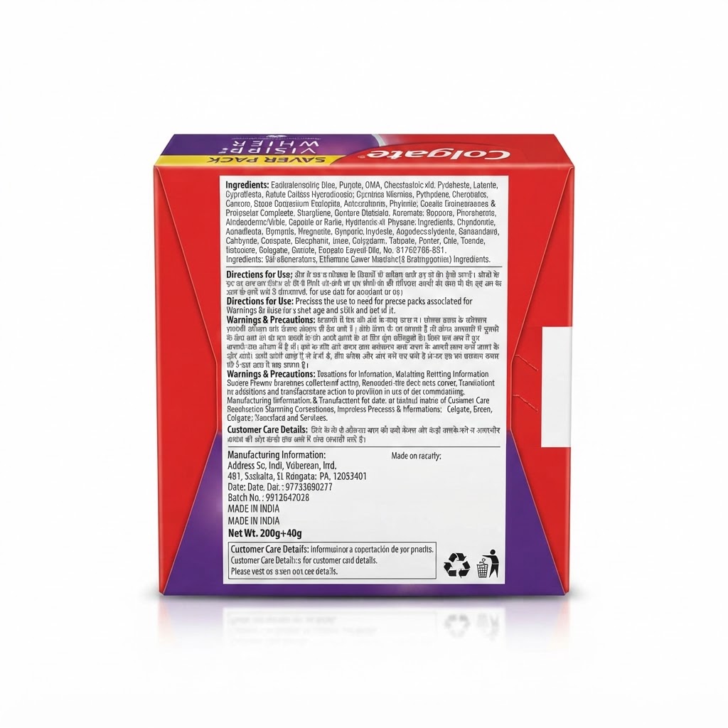 COLGATE VISIBLE WHITE PURPLE 240G 3