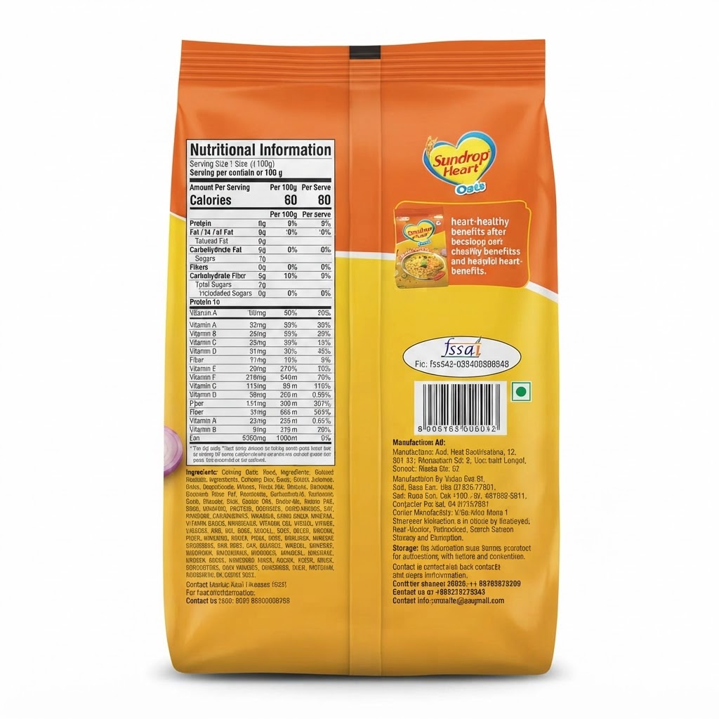 Sundrop masala oats  500gm 3