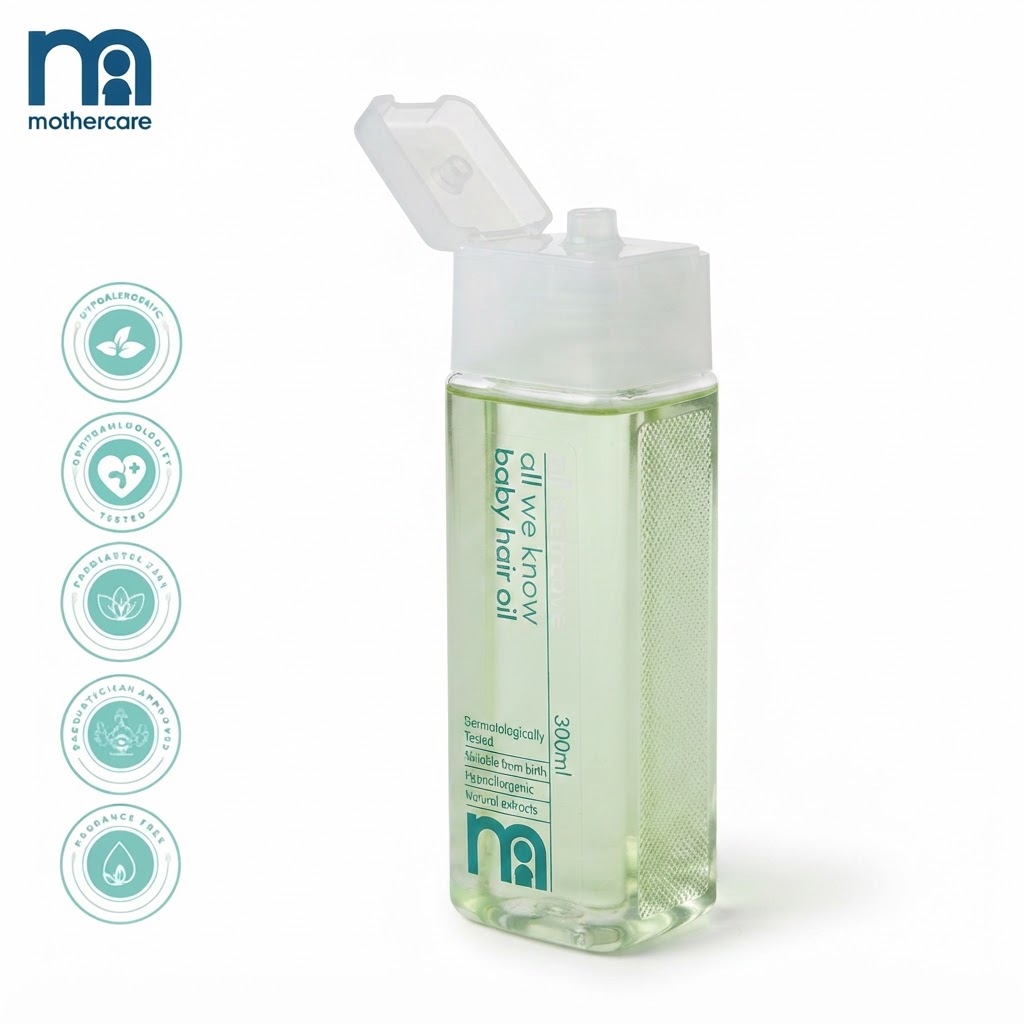 MOTHERCARE BABY HAIR OIL 300ML 2