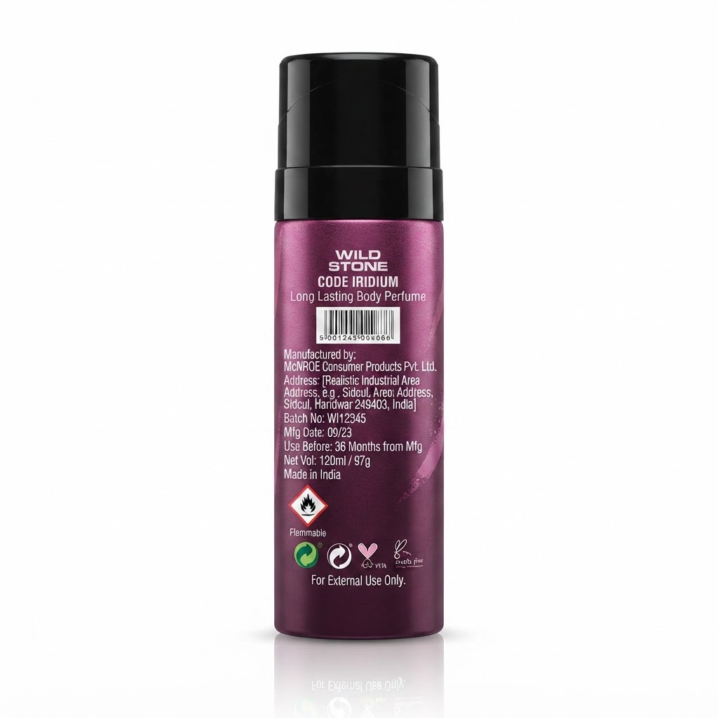WILD STONE CODE IRIDIUM DEO 120ML 3