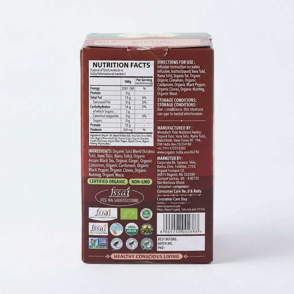 ORGANIC INDIA TULSI MASALA CHAI 25 T.B 3