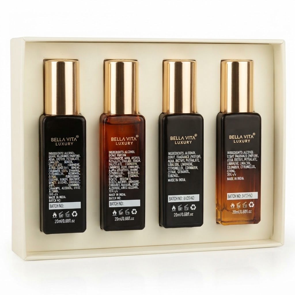 BELLA VITA LUXURY PERFUME GIFT SET MAN 20ML*4N 3