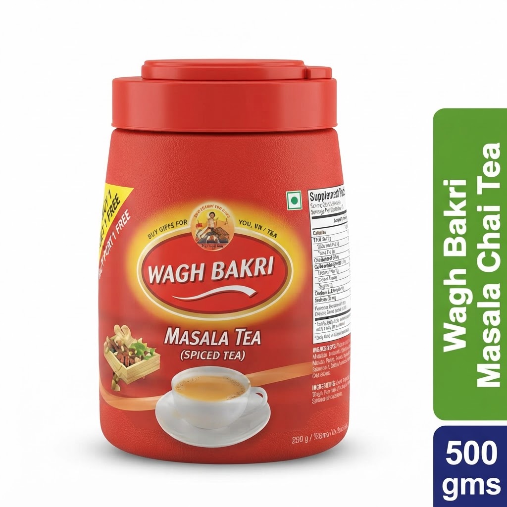WAGH BAKRI MASALA CHAI 500G 2