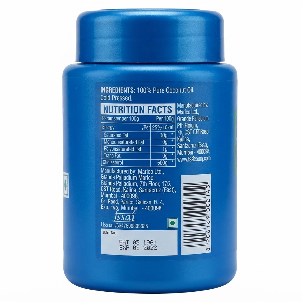 PARACHUTE COCONUT OIL JAR 175ML 3