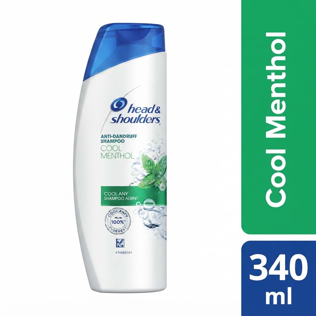 HEAD & SHOULDERS COOL MENTHOL SHAMPOO 340ML 2