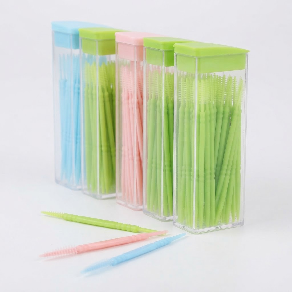LONG PLASTIC TOOTH PICK (80) 1N 2