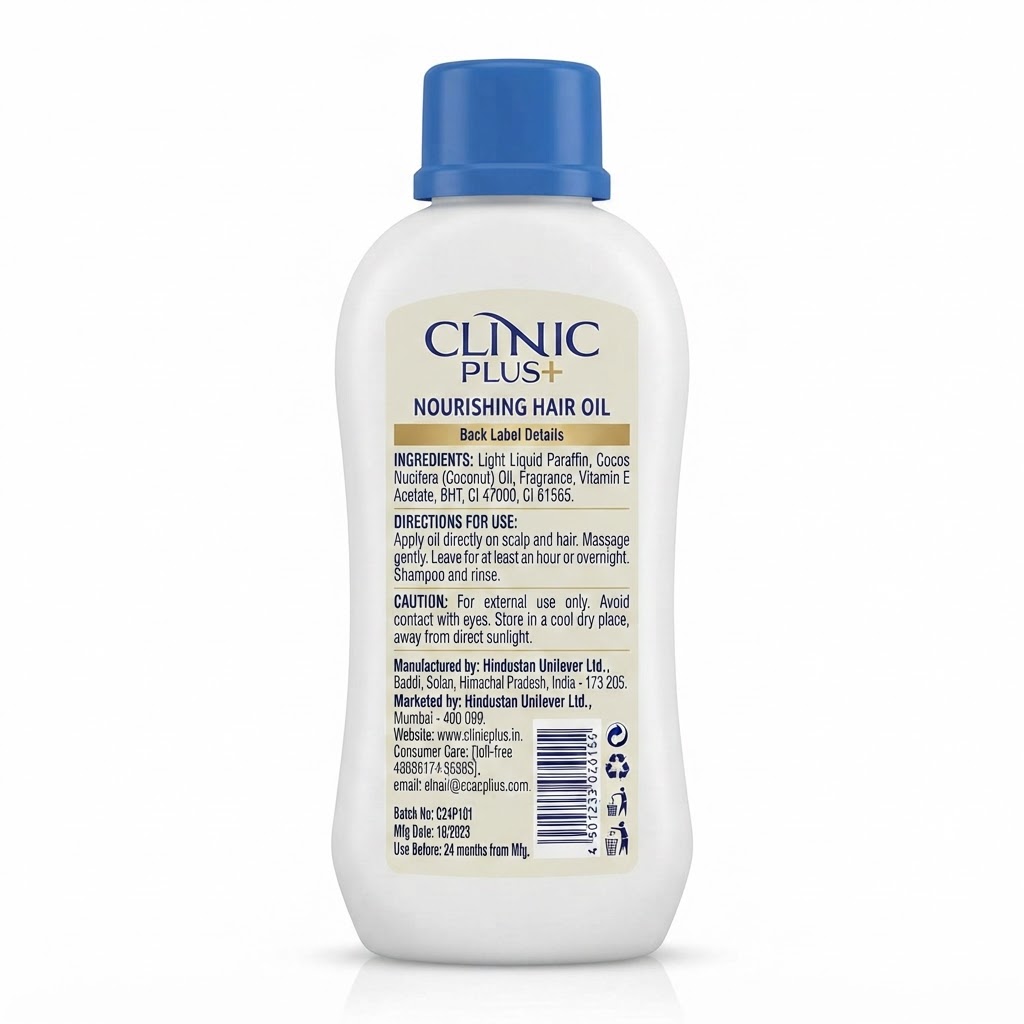 CLINIC PLUS NOURRISHING HAIR OIL 200ML 3