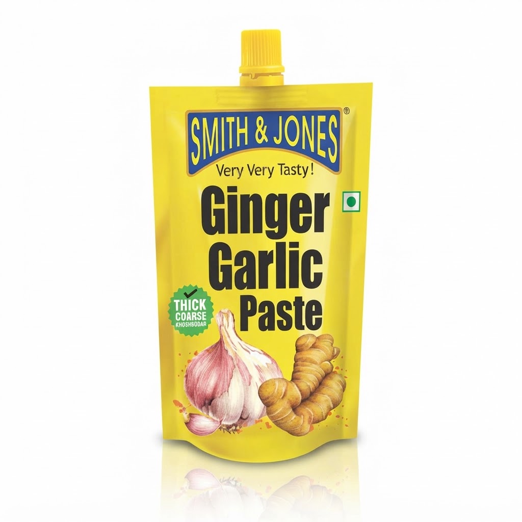 SMITH & JONES GINGER GARLIC PASTE 200G 2
